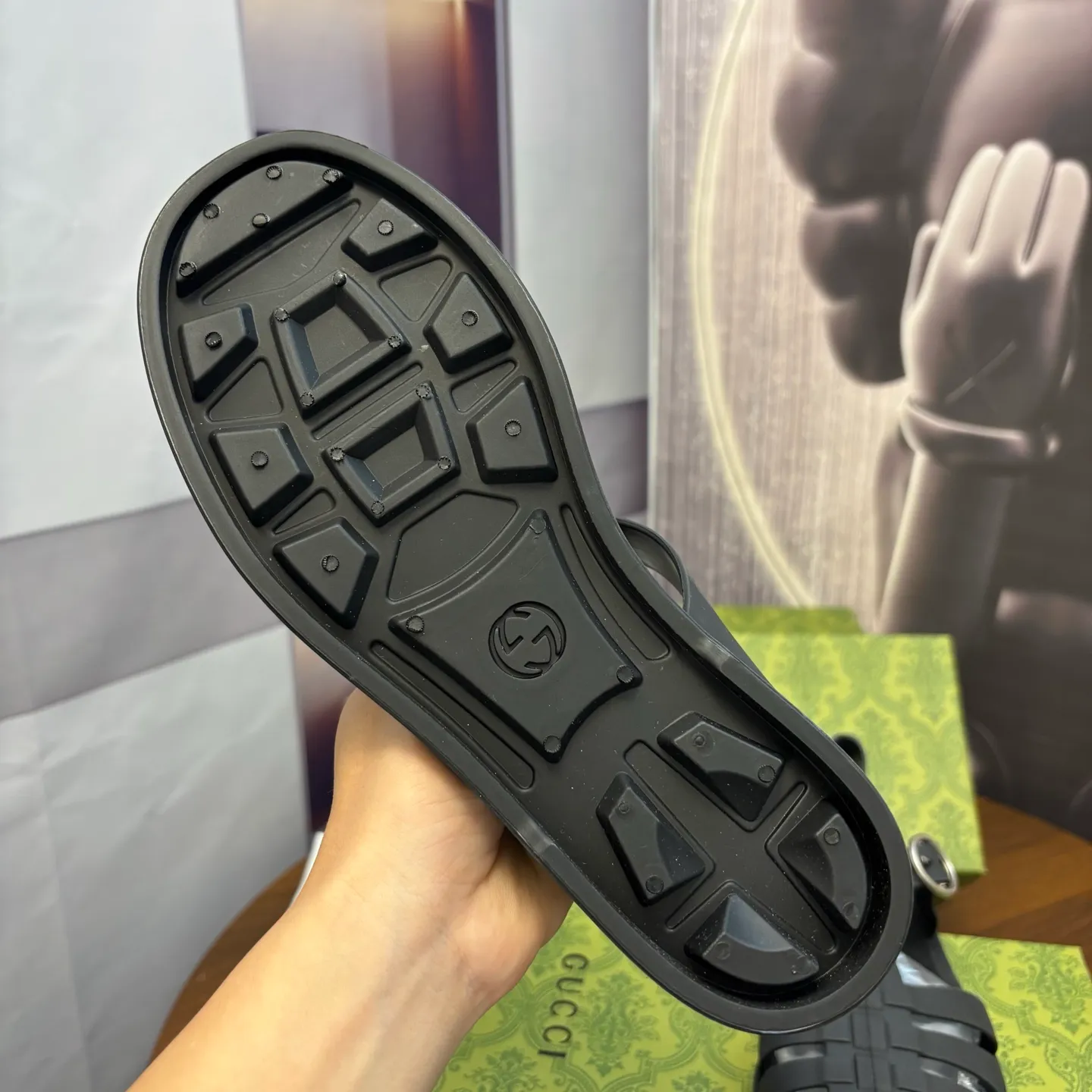 Men's shoes 260💰 [Gucci] Counter quality, top-quality original goods, real photos! Original TPU material, fine workmanship, comfortable; genuine 1:1 replica Size: 36 ~ 46